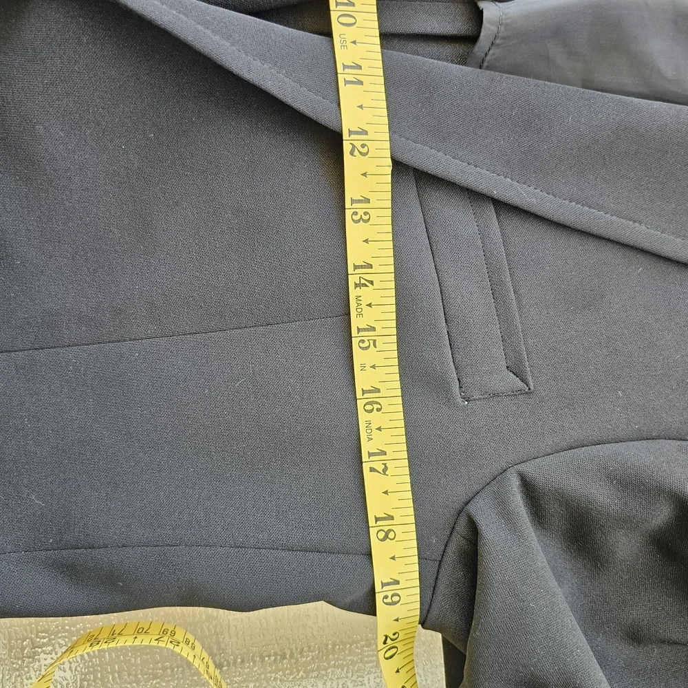 Men's Black Blazer-Gold Military Buttums-Classic Fit